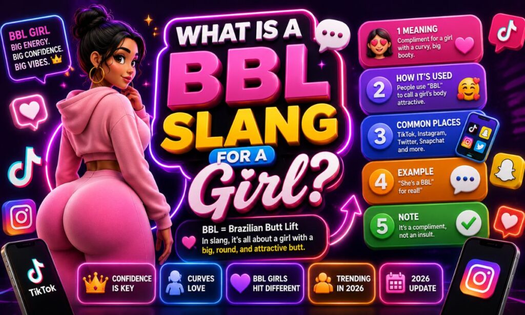 What is a BBL Slang for a Girl