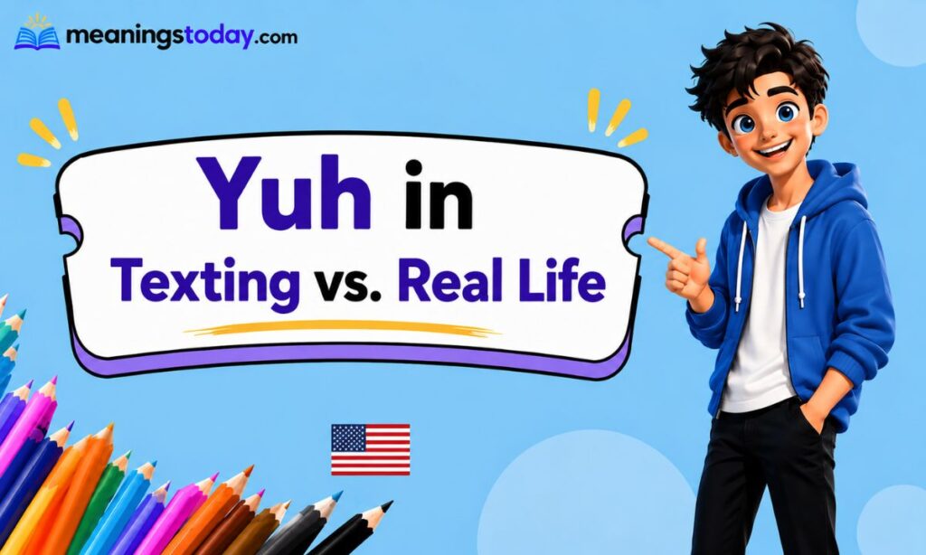 Yuh in Texting vs. Real Life