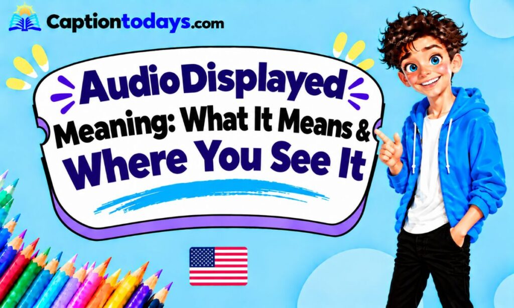 AudioDisplayed Meaning_ What It Means & Where You See It