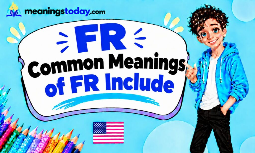Common meanings of FR include