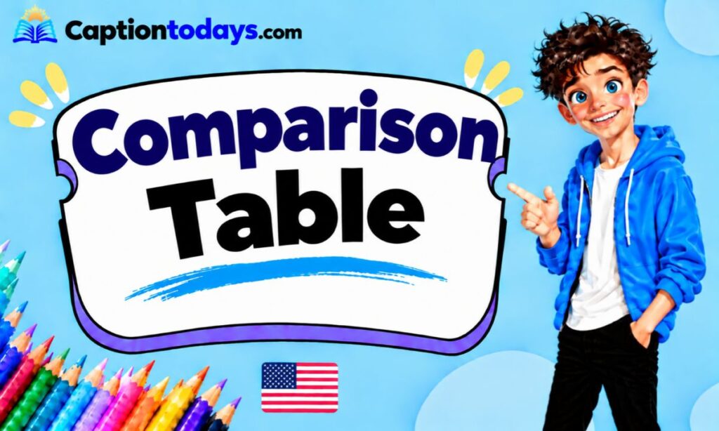 Comparison Table
