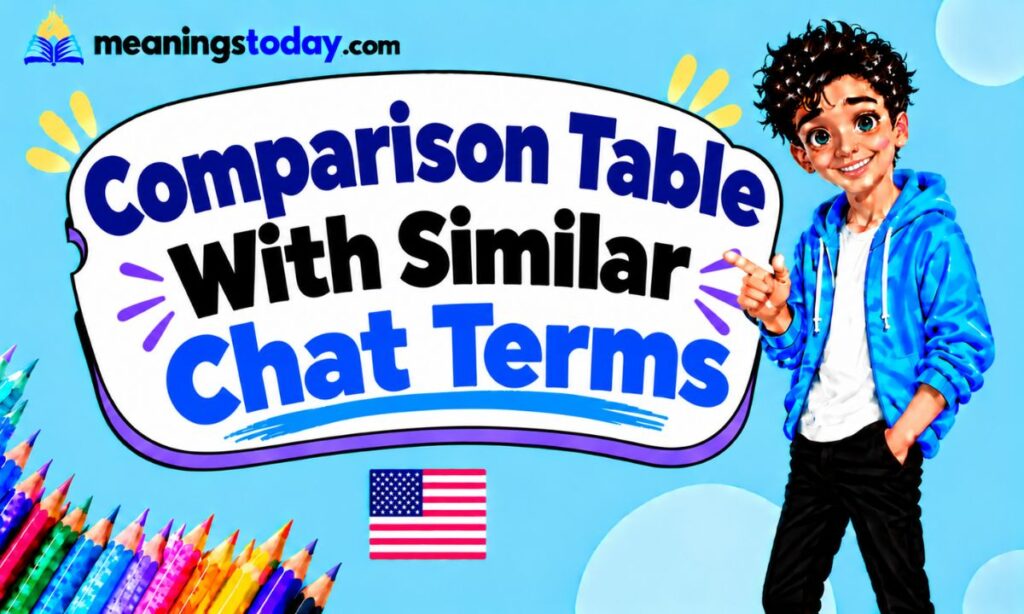 Comparison Table With Similar Chat Terms