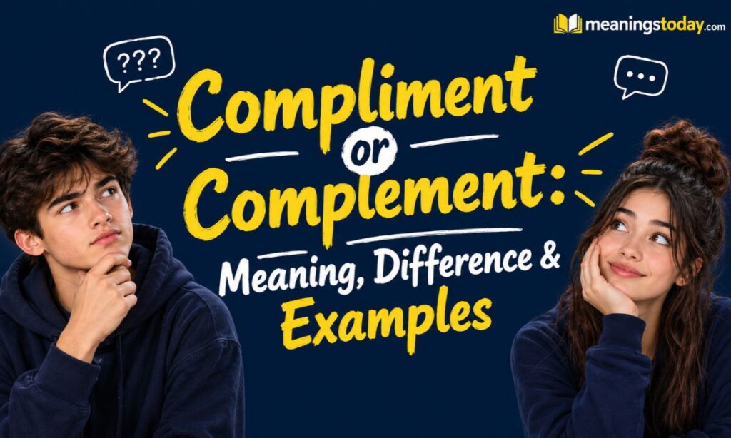 Compliment or Complement_ Meaning, Difference & Examples