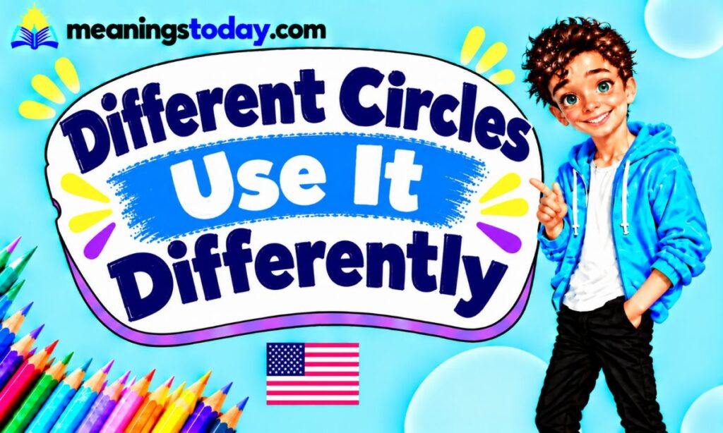 Different Circles Use It Differently