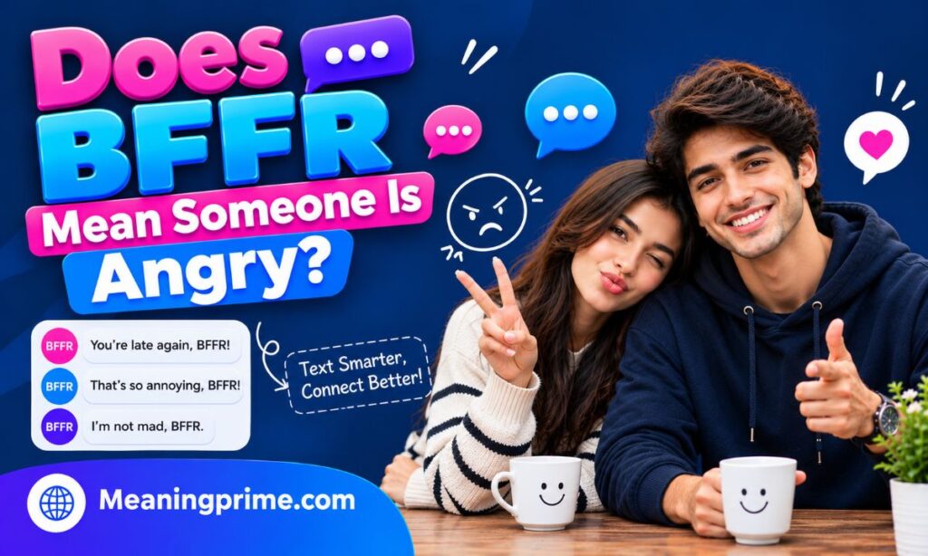 Does BFFR Mean Someone Is Angry