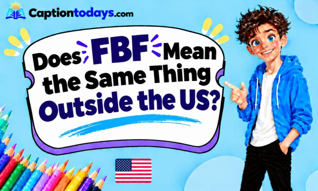 Does FBF Mean the Same Thing Outside the US