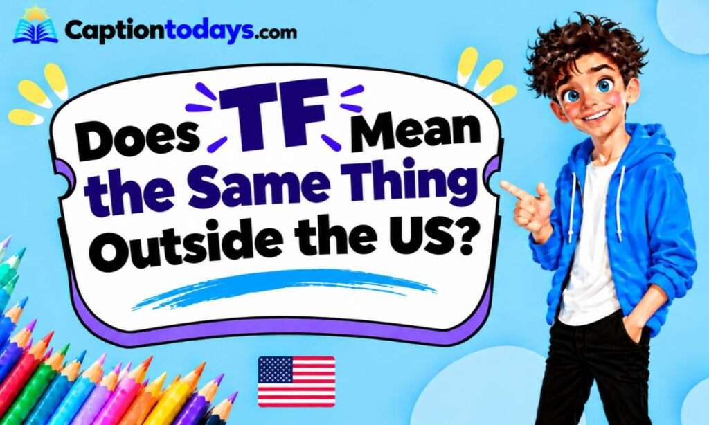 Does TF Mean the Same Thing Outside the US_