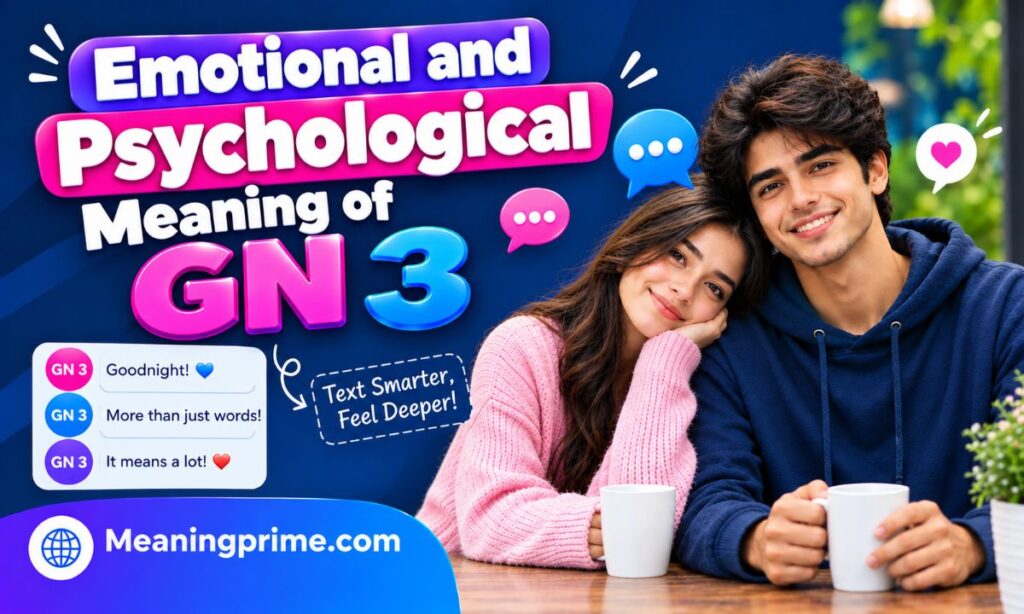Emotional and Psychological Meaning of GN 3