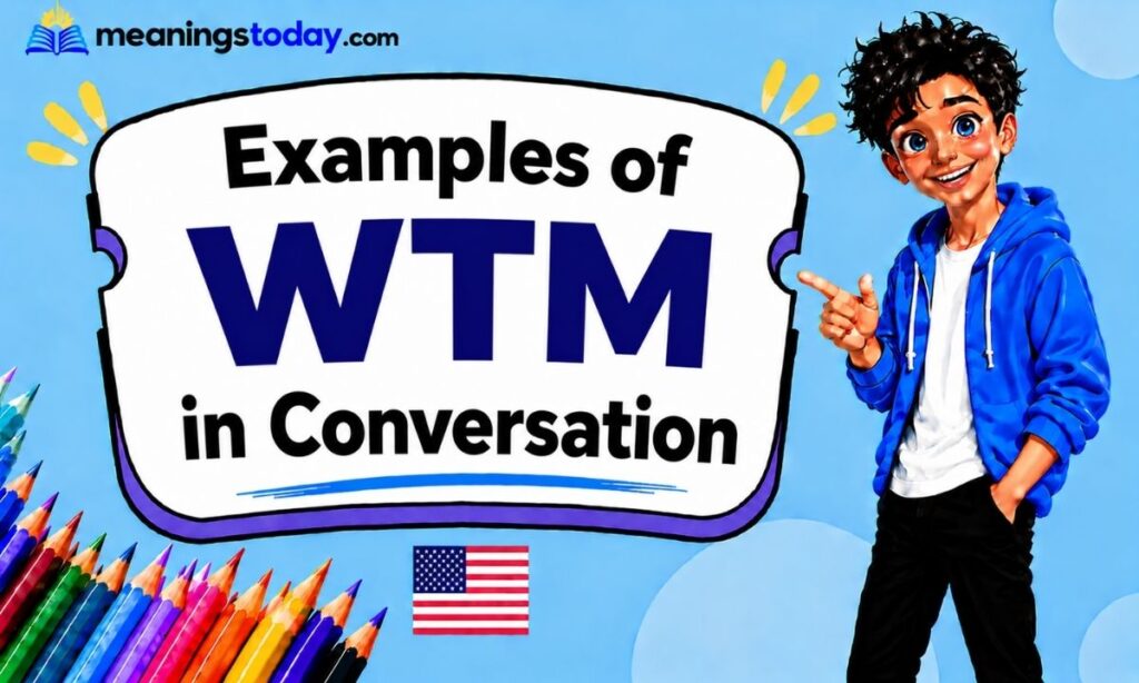 Examples of WTM in Conversation