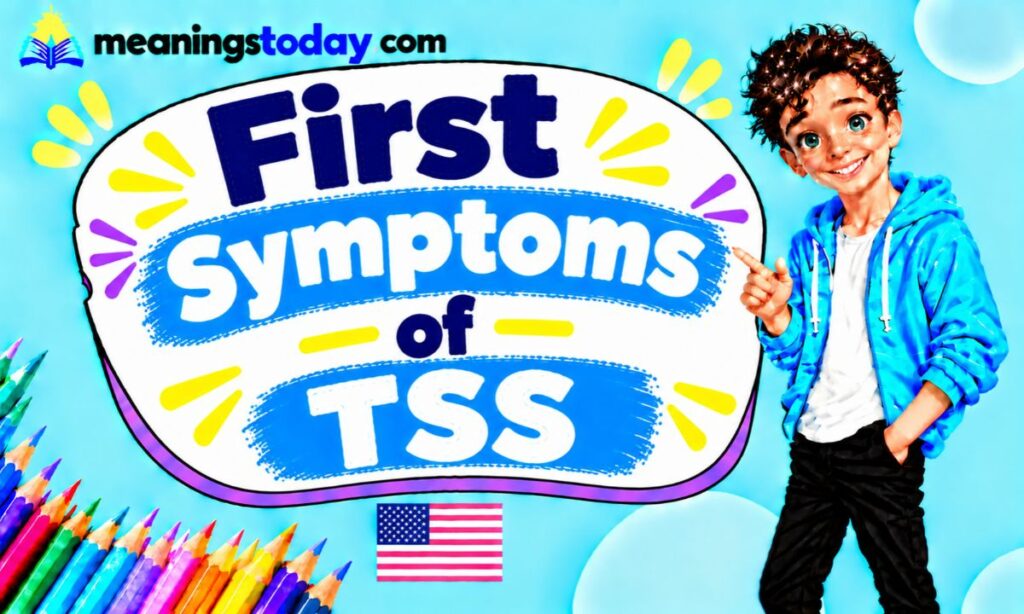 First symptoms of TSS