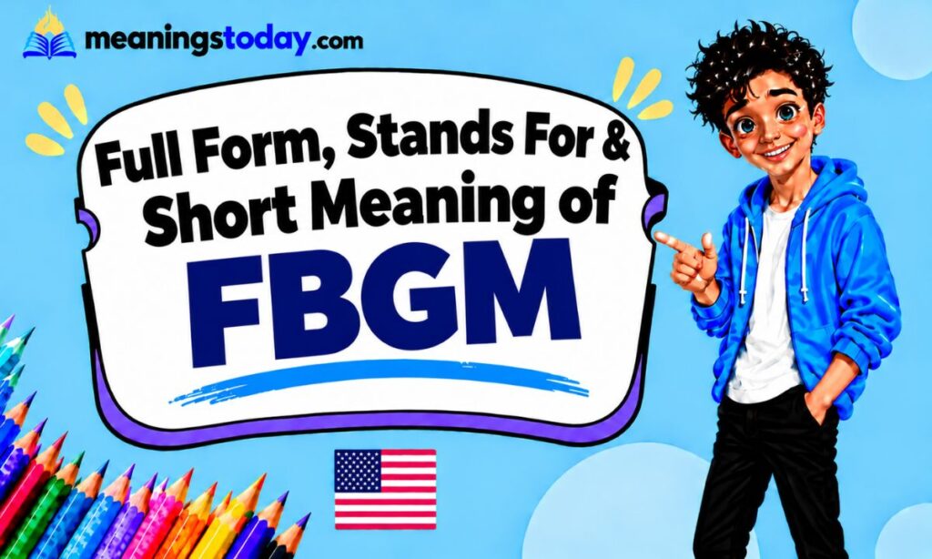 Full Form, Stands For & Short Meaning of FBGM