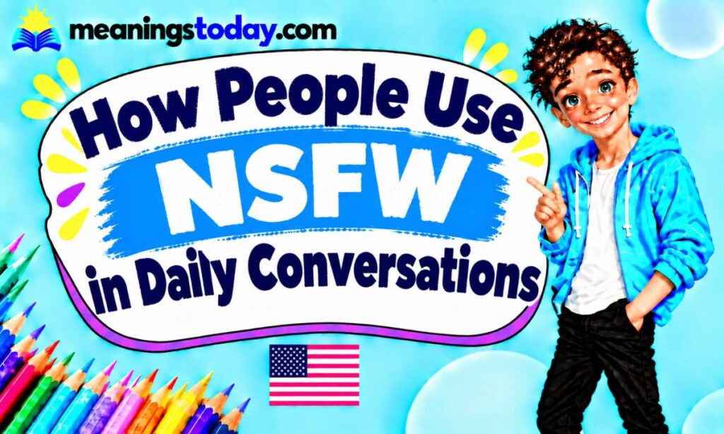 How People Use NSFW in Daily Conversations