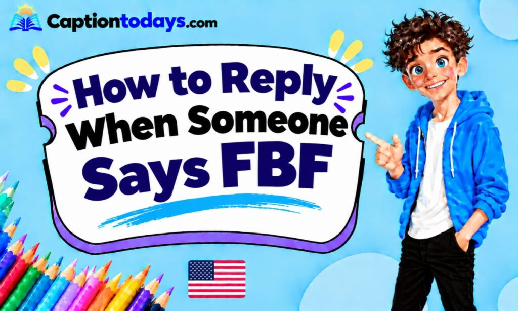 How to Reply When Someone Says FBF
