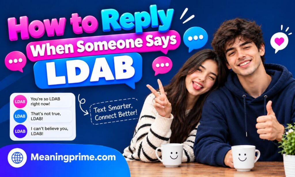 How to Reply When Someone Says LDAB