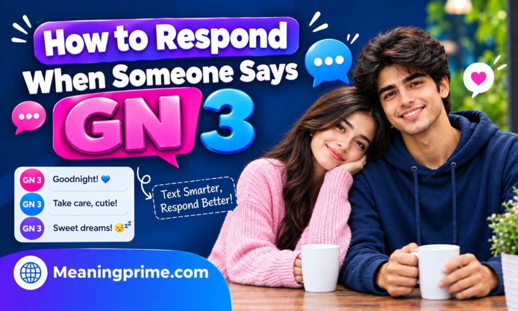 How to Respond When Someone Says GN 3