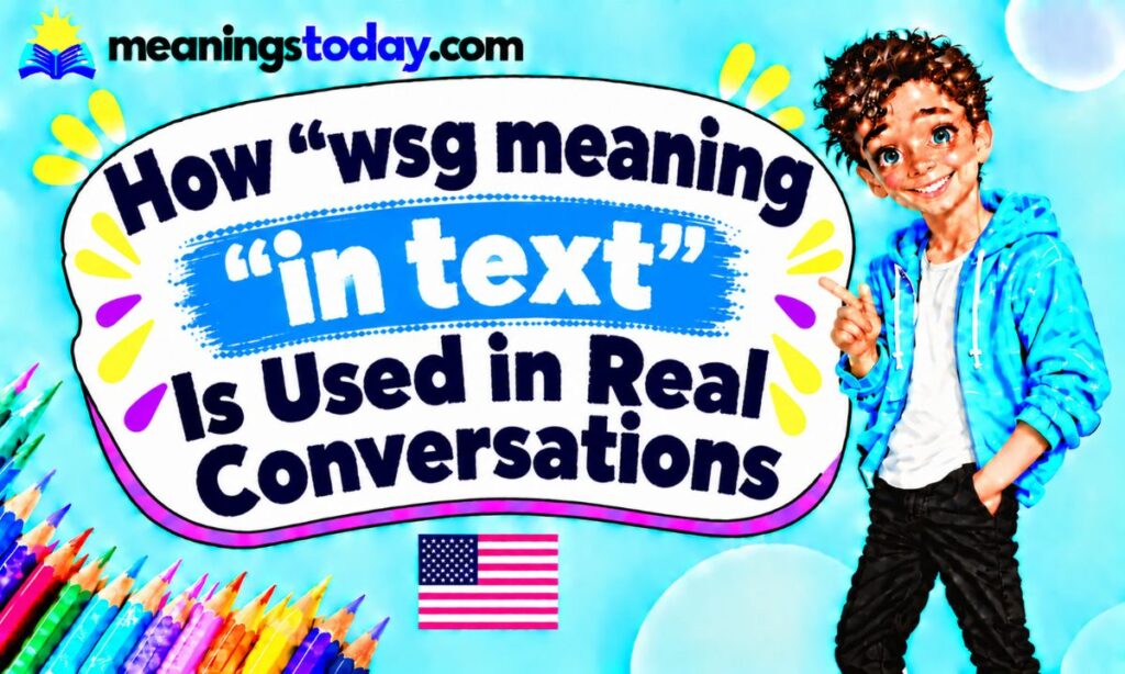 _How “wsg meaning in text” Is Used in Real Conversations