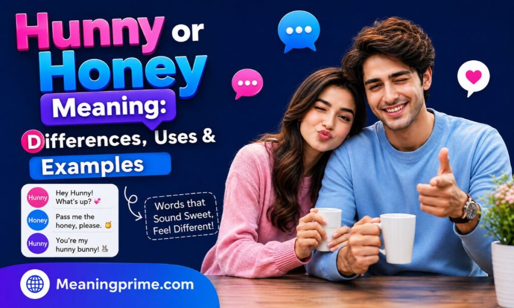 Hunny or Honey Meaning_ Differences, Uses & Examples