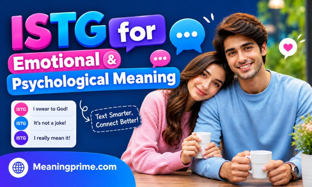 ISTG for Emotional & Psychological Meaning