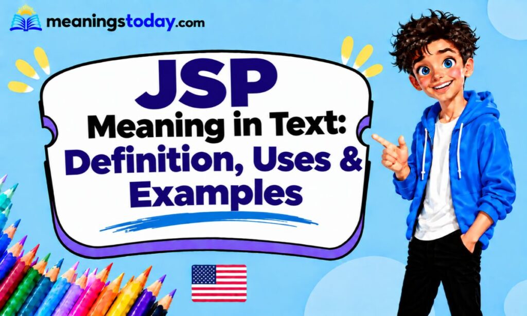 JSP Meaning in Text_ Definition, Uses & Examples