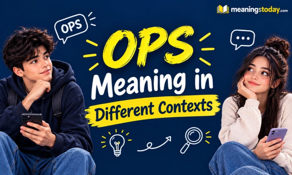 OPS Meaning in Different Contexts