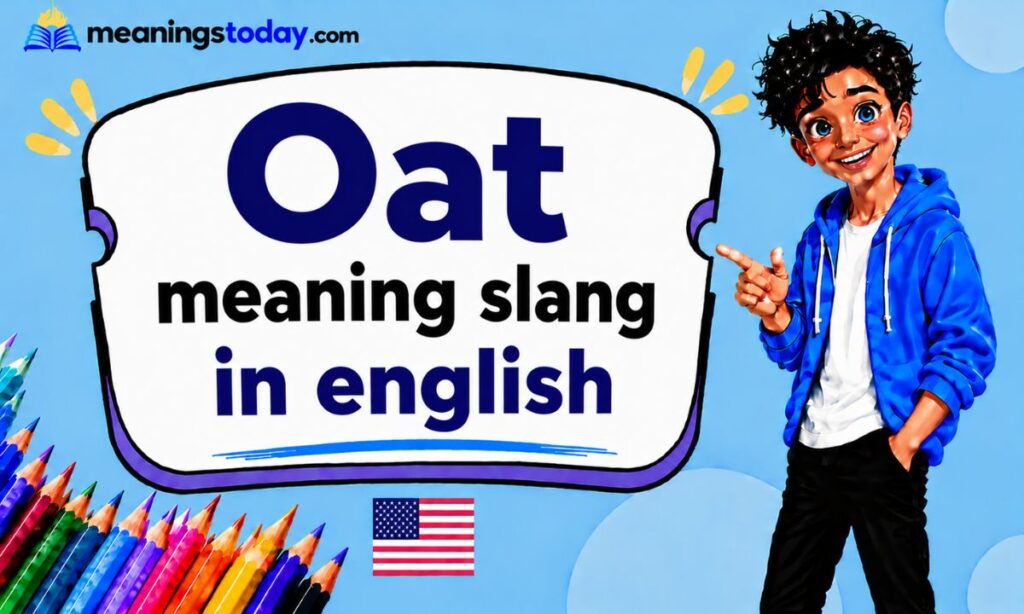 Oat meaning slang in english