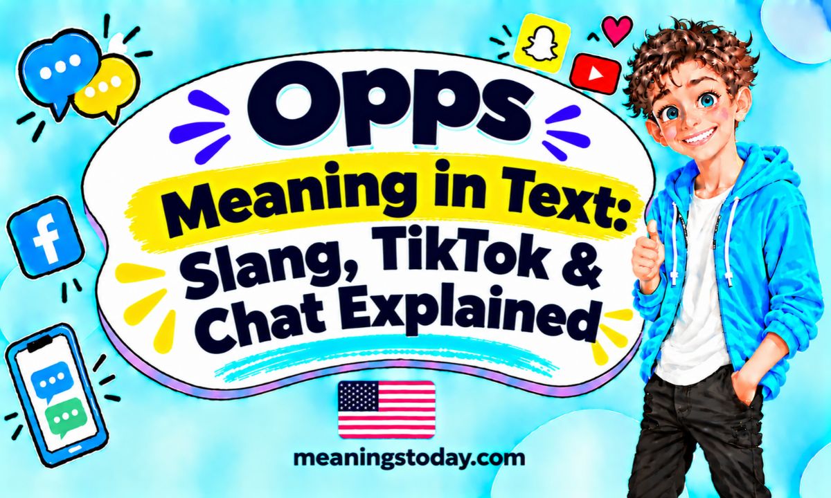 Opps Meaning in Text: Slang, TikTok & Chat Explained
