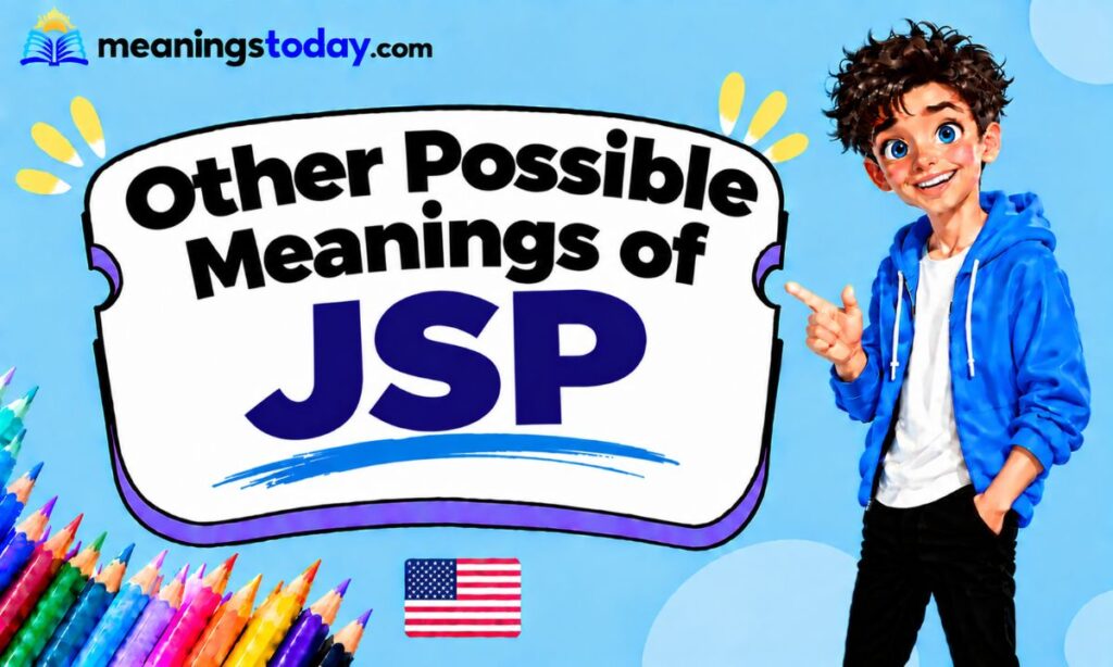 _ Other Possible Meanings of JSP
