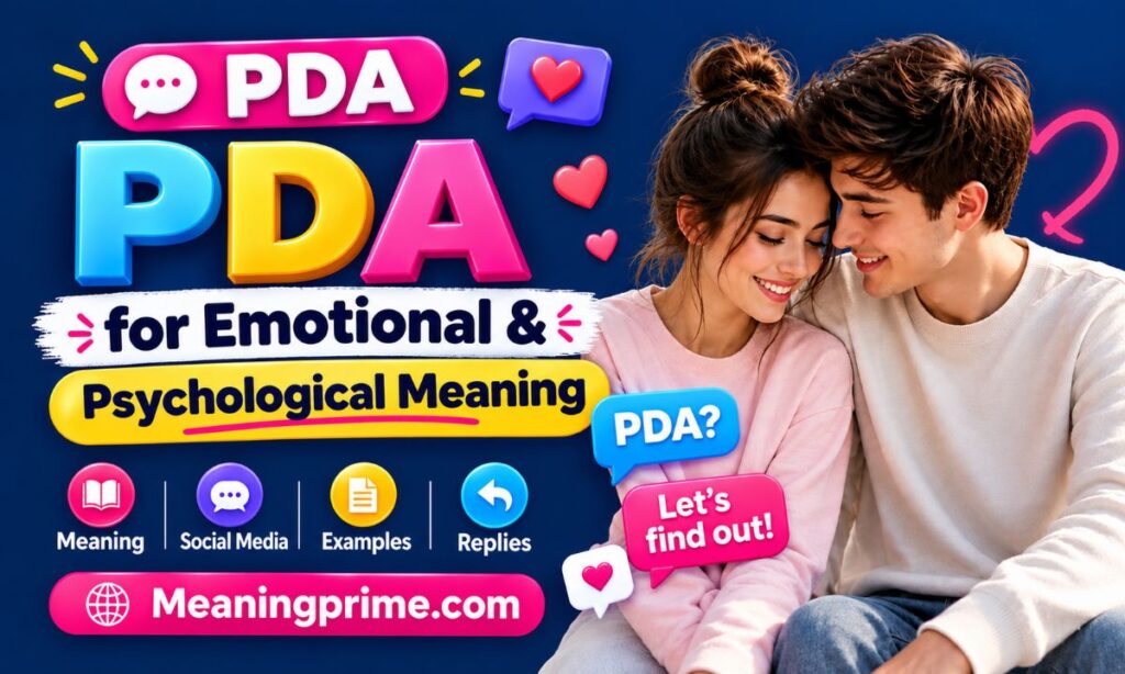 PDA for Emotional & Psychological Meaning