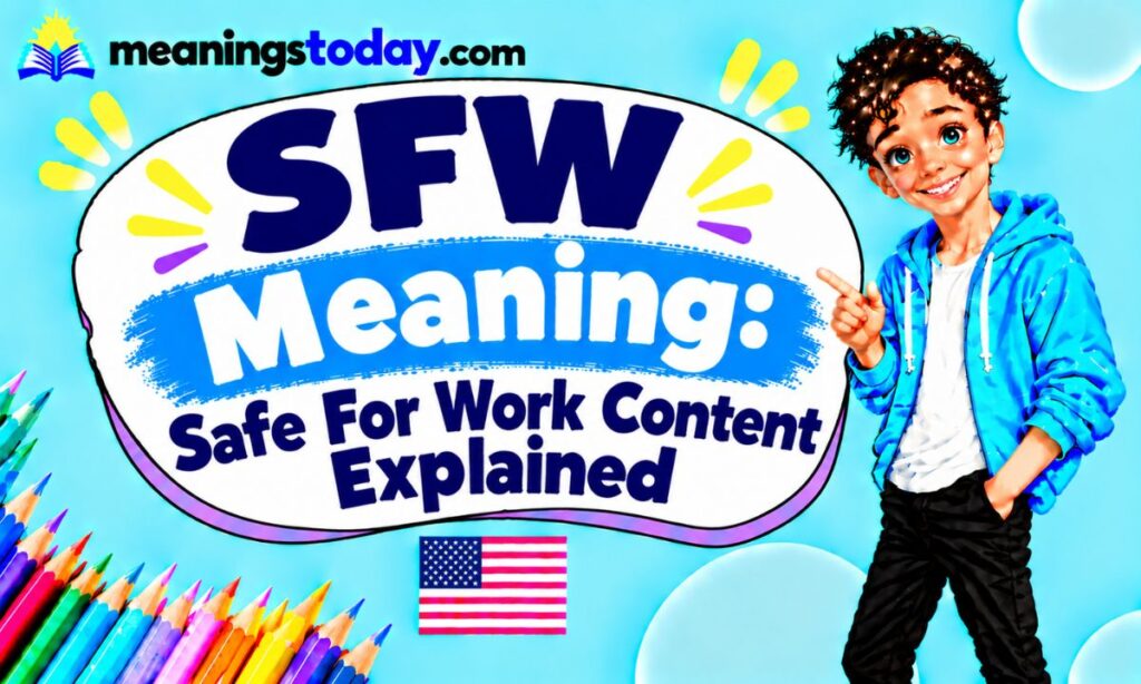 SFW Meaning Safe For Work Content Explained