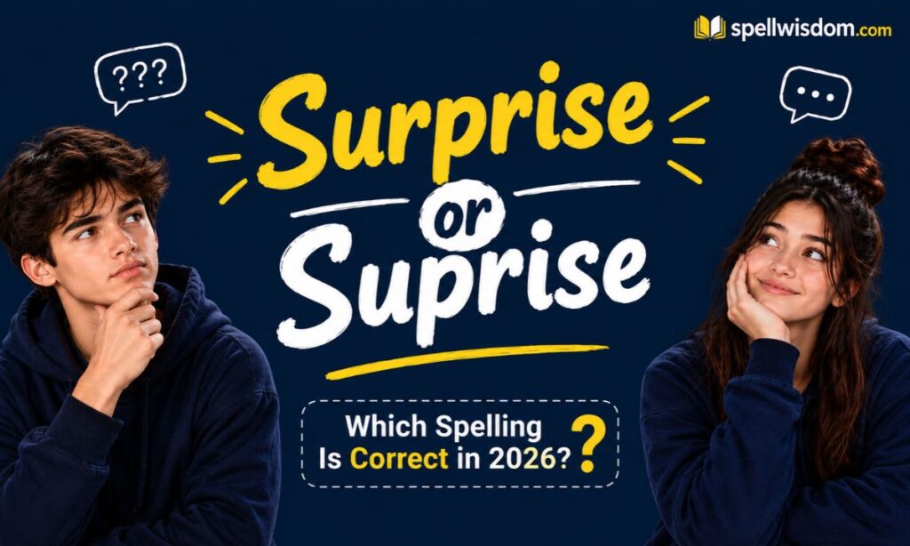 Surprise or Suprise_ Which Spelling Is Correct in 2026_