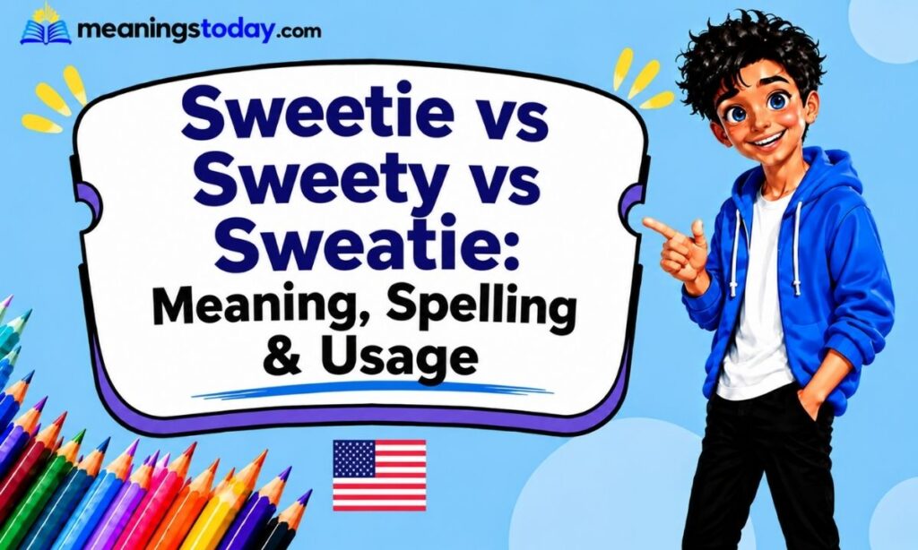 Sweetie vs Sweety vs Sweatie Meaning, Spelling & Usage