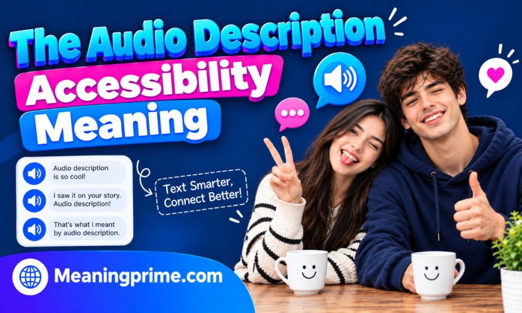 The Audio Description Accessibility Meaning