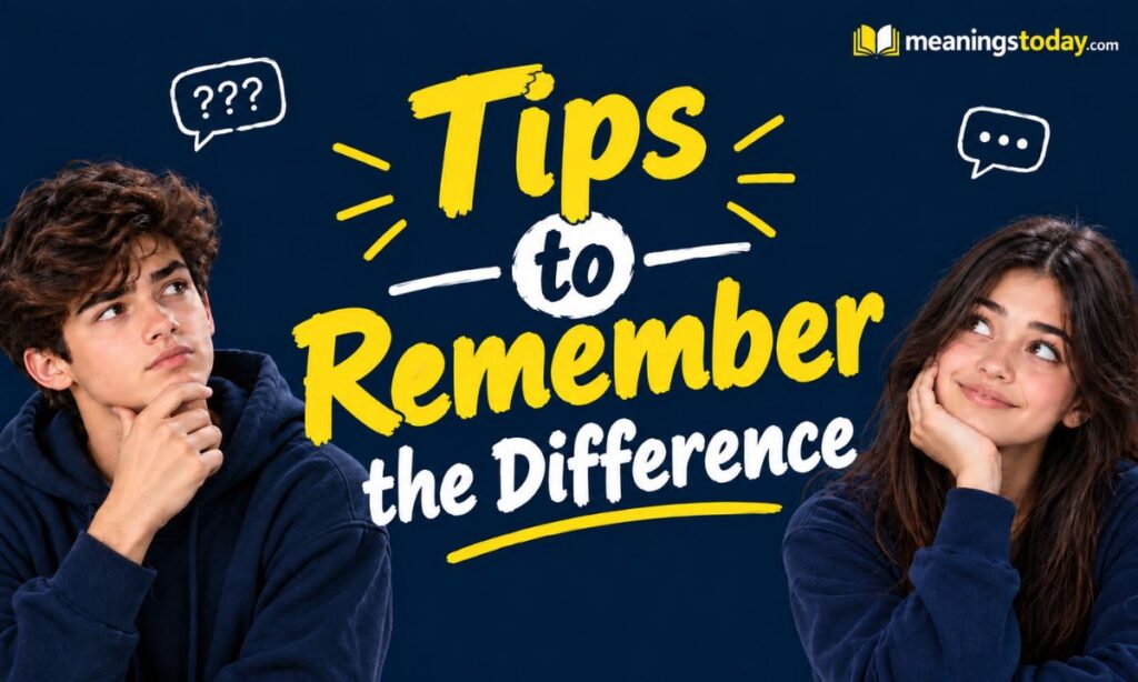 Tips to Remember the Difference