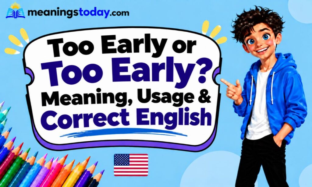 Too Early or Too Early_ Meaning, Usage & Correct English