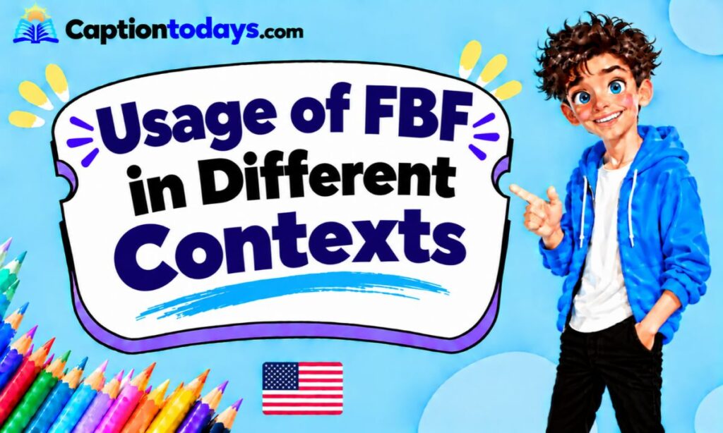 Usage of FBF in Different Contexts
