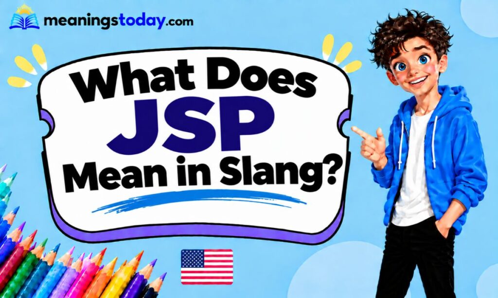 What Does JSP Mean in Slang_