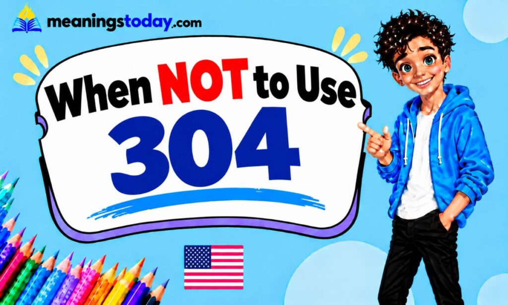When NOT to Use 304