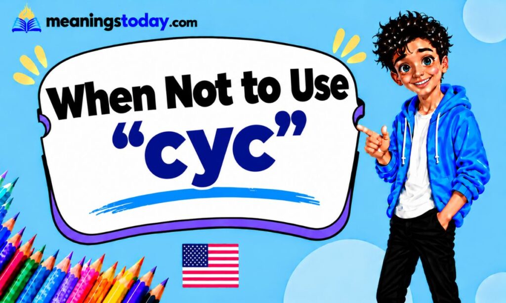 _When Not to Use “cyc”