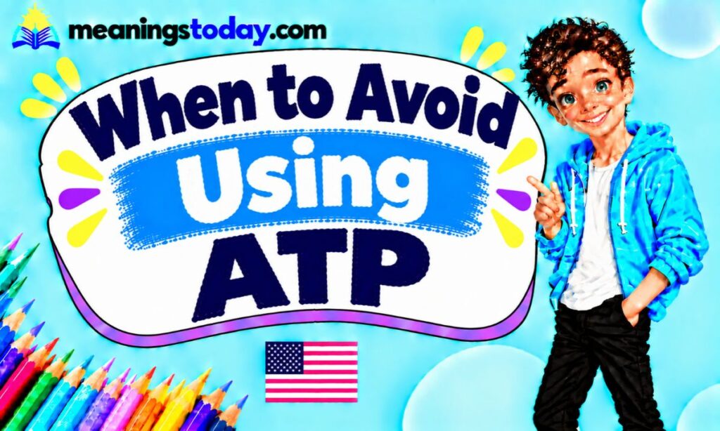 When to Avoid Using ATP