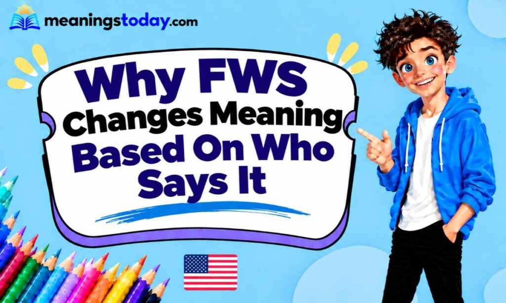 Why FWS Changes Meaning Based On Who Says It