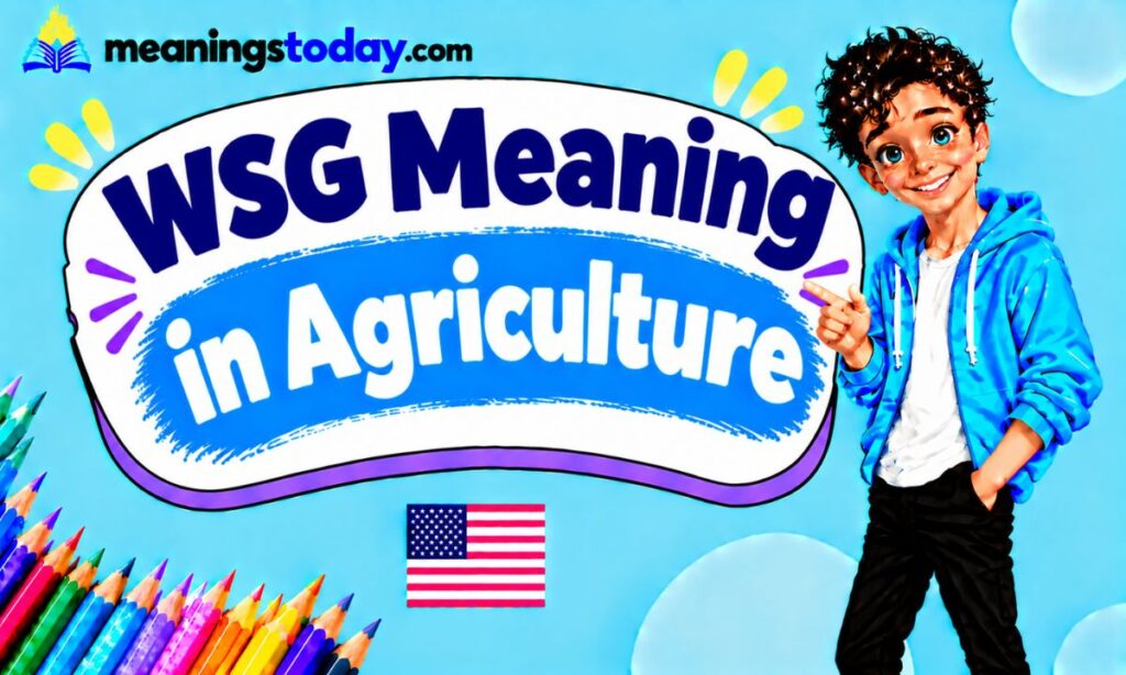 Wsg meaning in agriculture