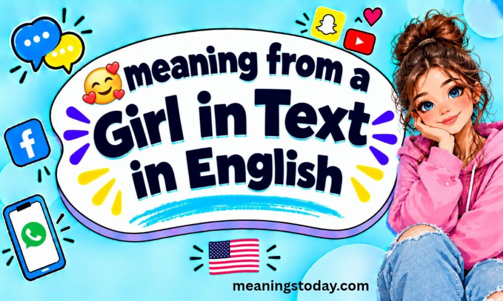 🥰 meaning from a girl in text in english