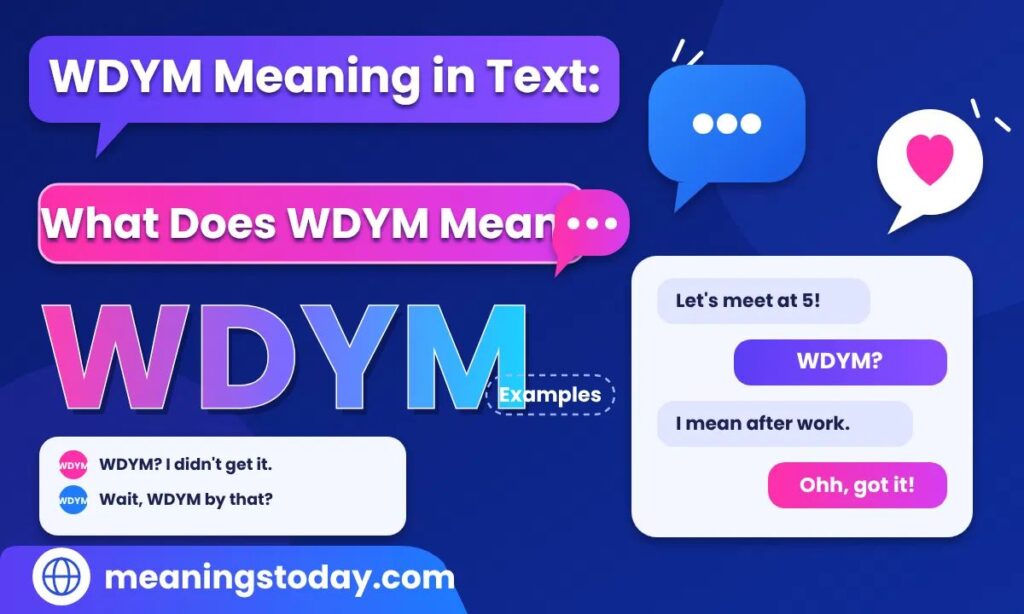 What Does WDYM Mean in Text_