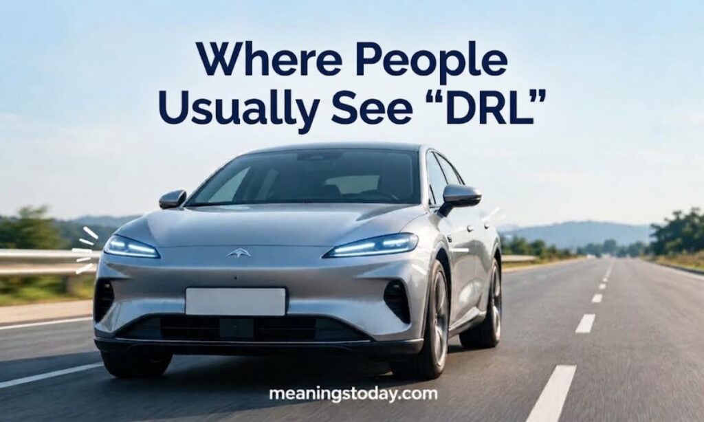 Where People Usually See _DRL_